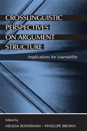 Cover of the book Crosslinguistic Perspectives on Argument Structure by David B. Pirie