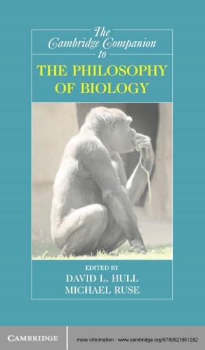 Cover of the book The Cambridge Companion to the Philosophy of Biology by 
