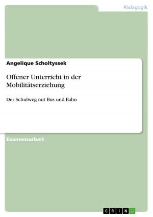 Cover of the book Offener Unterricht in der Mobilitätserziehung by Susanne Lossi