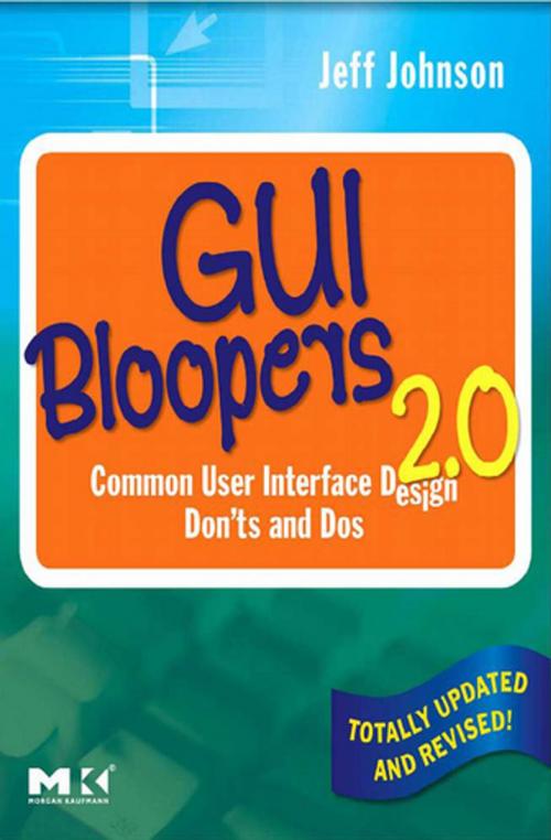 Cover of the book GUI Bloopers 2.0 by Jeff Johnson, Elsevier Science