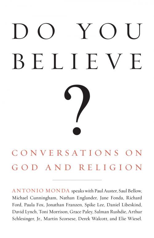 Cover of the book Do You Believe? by Antonio Monda, Knopf Doubleday Publishing Group