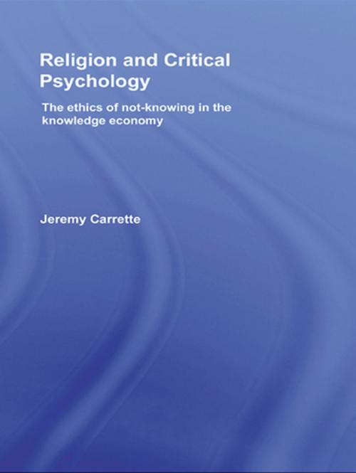 Cover of the book Religion and Critical Psychology by Jeremy Carrette, Taylor and Francis