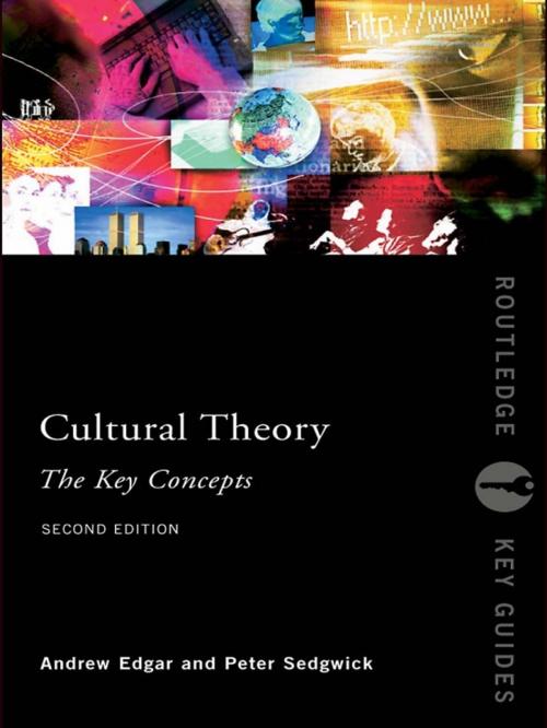 Cover of the book Cultural Theory: The Key Concepts by , Taylor and Francis
