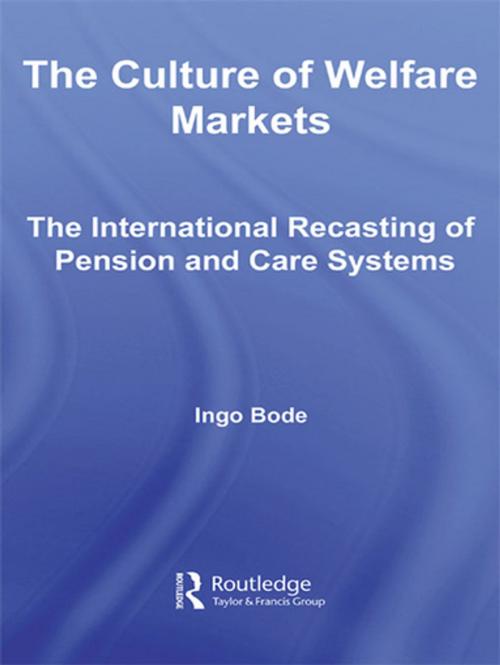 Cover of the book The Culture of Welfare Markets by Ingo Bode, Taylor and Francis