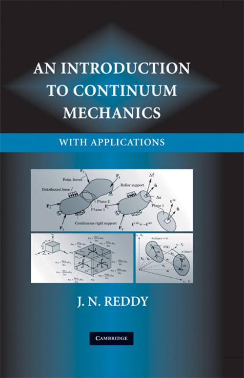 Cover of the book An Introduction to Continuum Mechanics by J. N. Reddy, Cambridge University Press