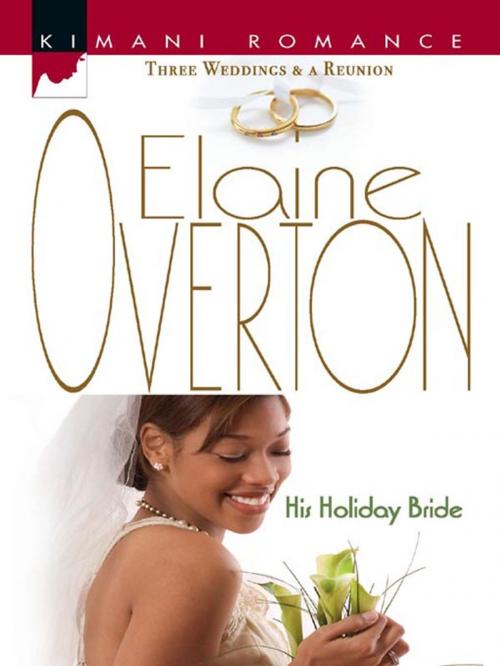 Cover of the book His Holiday Bride by Elaine Overton, Harlequin