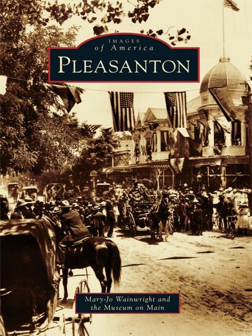 Cover of the book Pleasanton by Mary-Jo Wainwright, Museum on Main, Arcadia Publishing Inc.