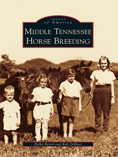 Cover of the book Middle Tennessee Horse Breeding by Perky Beisel, Rob DeHart, Arcadia Publishing Inc.