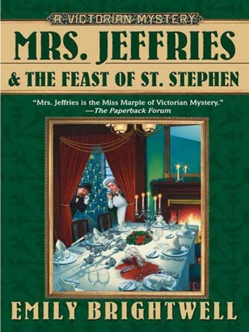 Cover of the book Mrs. Jeffries and the Feast of St. Stephen by Emily Brightwell, Penguin Publishing Group