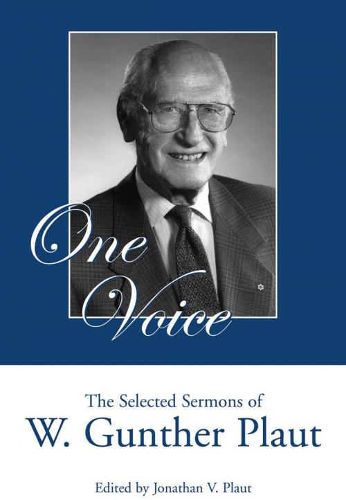 Cover of the book One Voice by W. Gunther Plaut, Dundurn