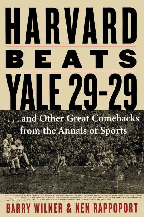 Cover of the book Harvard Beats Yale 29-29 by Barry Wilner, Ken Rappoport, Taylor Trade Publishing
