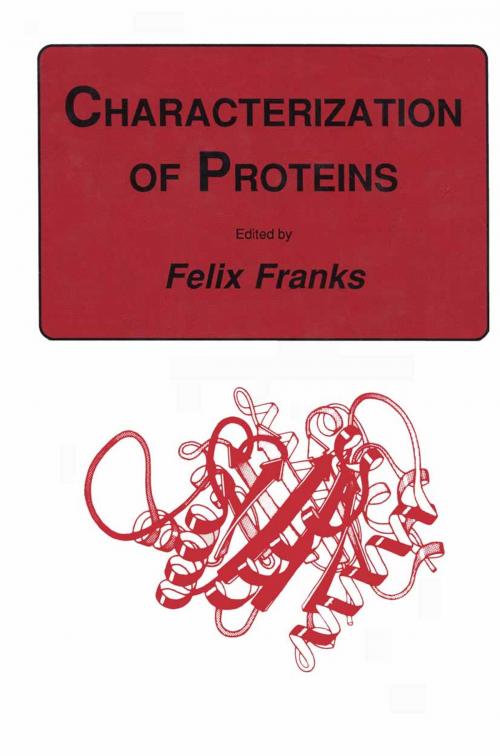 Cover of the book Characterization of Proteins by Felix Franks, Humana Press