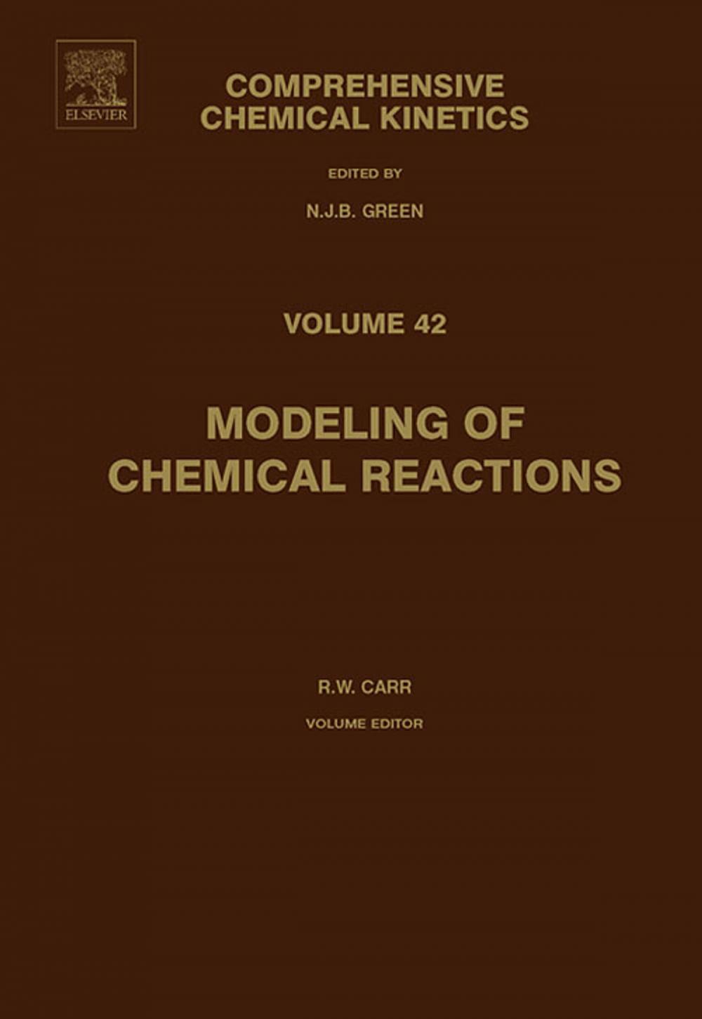 Big bigCover of Modeling of Chemical Reactions