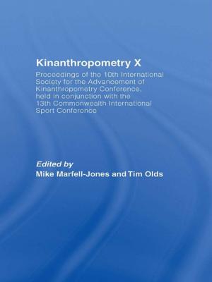 Cover of the book Kinanthropometry X by Simon Glezos
