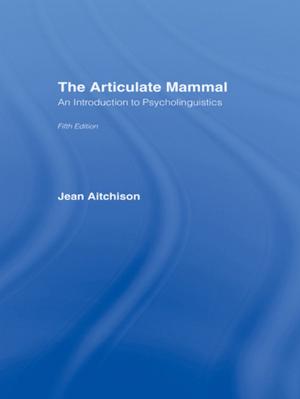 Cover of the book The Articulate Mammal by Andrius Bielskis
