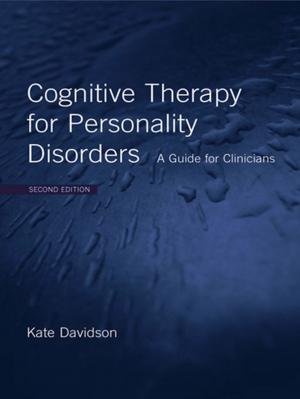 Cover of the book Cognitive Therapy for Personality Disorders by 