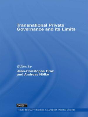 Cover of the book Transnational Private Governance and its Limits by Dr John Head, John Head