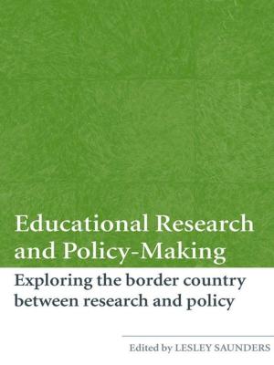 Cover of the book Educational Research and Policy-Making by Harry Defries