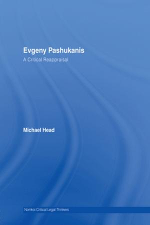 Cover of the book Evgeny Pashukanis by Johanna Geyer-Kordesch, Andreas-Holger Maehle