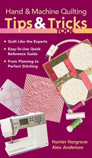 Book cover of Hand & Machine Quilting Tips & Tricks Tool: Quilt Like the Experts Easy-to-Use Quick Reference Guide, From Planning to Perfect Stitching