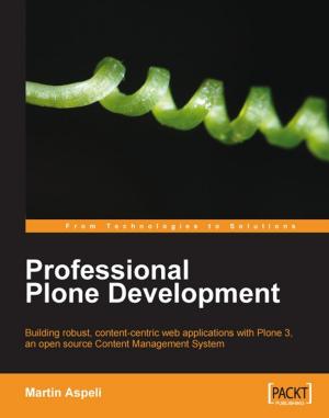 Cover of the book Professional Plone Development by Domi Sinclair
