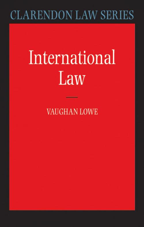 Cover of the book International Law by Vaughan Lowe, OUP Oxford
