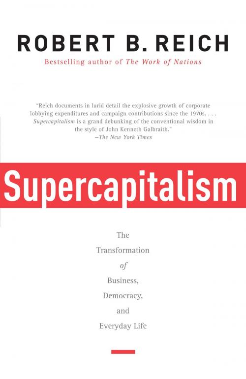 Cover of the book Supercapitalism by Robert B. Reich, Knopf Doubleday Publishing Group