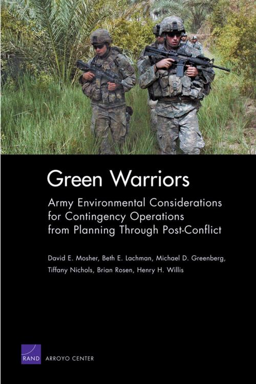 Cover of the book Green Warriors by David E. Mosher, Beth E. Lachman, Michael D. Greenberg, Tiffany Nichols, Brian Rosen, RAND Corporation