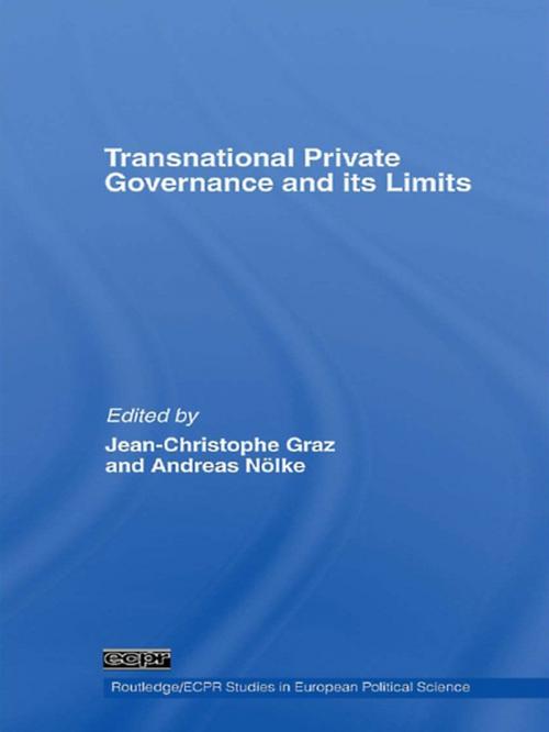 Cover of the book Transnational Private Governance and its Limits by , Taylor and Francis