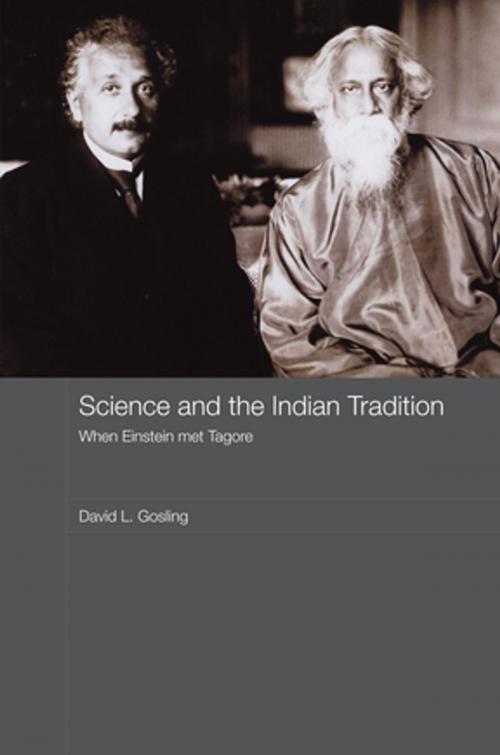 Cover of the book Science and the Indian Tradition by David L. Gosling, Taylor and Francis