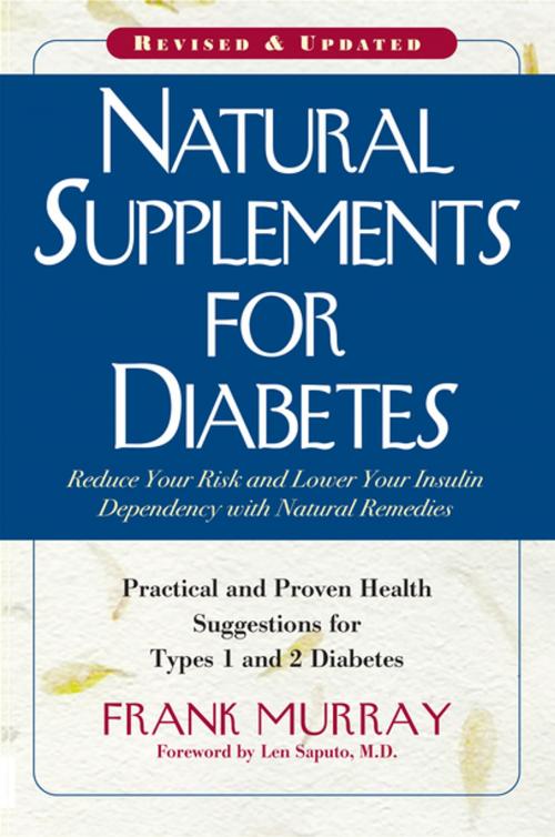 Cover of the book Natural Supplements for Diabetes by Frank Murray, Turner Publishing Company