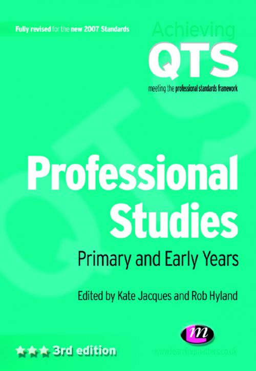 Cover of the book Professional Studies: Primary and Early Years by , SAGE Publications