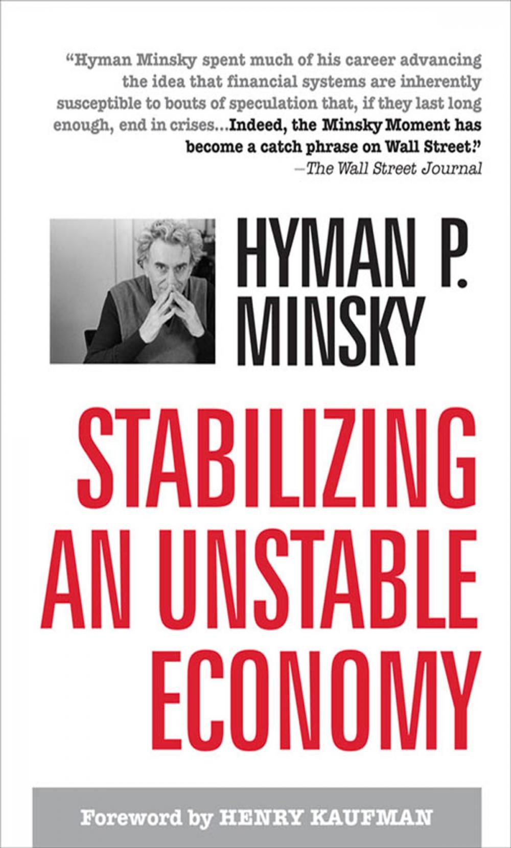 Big bigCover of Stabilizing an Unstable Economy