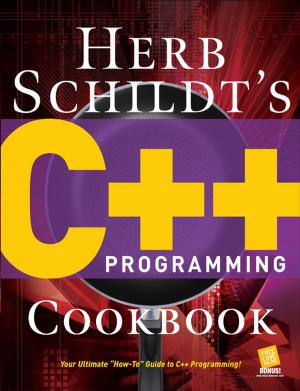 Book cover of Herb Schildt's C++ Programming Cookbook