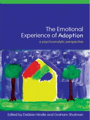 Cover of the book The Emotional Experience of Adoption by Eddie Rich, Jonas Moberg