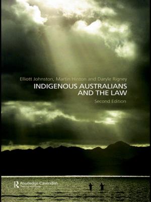 Cover of the book Indigenous Australians and the Law by Joyce Magnotto Neff, Carl Whithaus