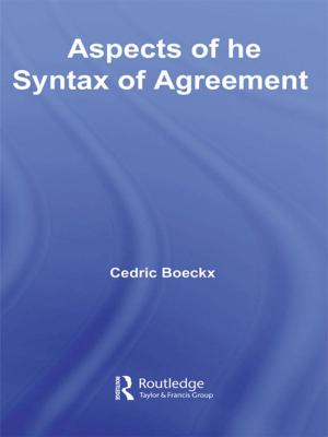 Book cover of Aspects of the Syntax of Agreement