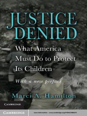 Cover of the book Justice Denied by Ronald E. Miller, Peter D. Blair
