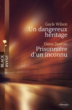 Book cover of Un dangereux héritage - Prisonnière d'un inconnu (Harlequin Black Rose)