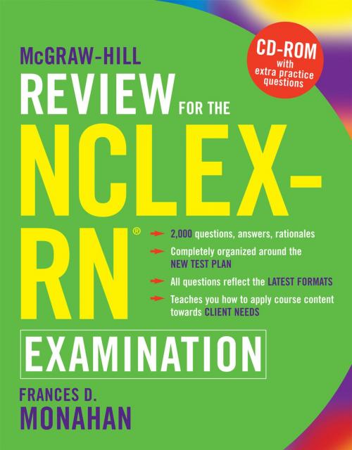 Cover of the book McGraw-Hill Review for the NCLEX-RN Examination by Frances D. Monahan, McGraw-Hill Education