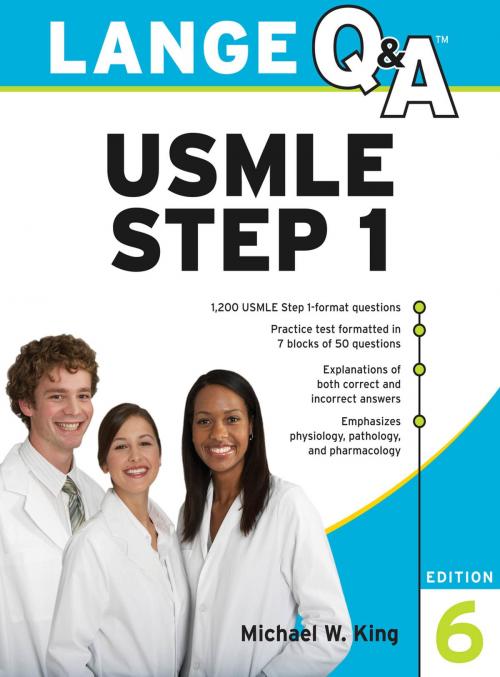 Cover of the book Lange Q&A USMLE Step 1, Sixth Edition by Michael W. King, McGraw-Hill Education