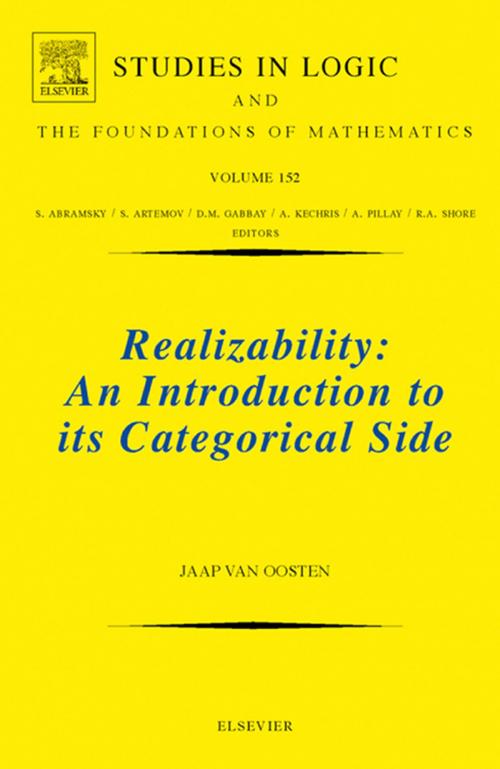 Cover of the book Realizability by Jaap van Oosten, Elsevier Science
