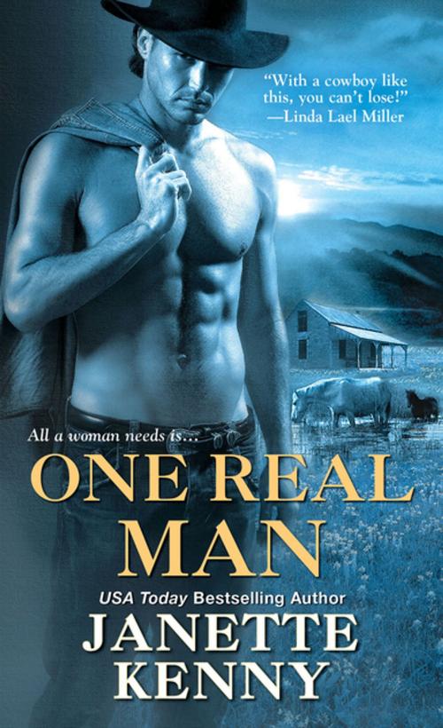 Cover of the book One Real Man by Janette Kenny, Zebra Books