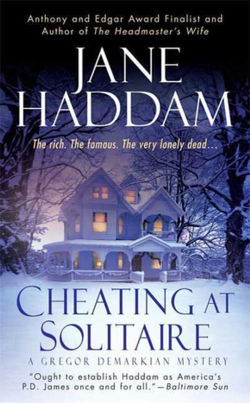 Cover of the book Cheating at Solitaire by Jane Haddam, St. Martin's Press