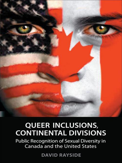 Cover of the book Queer Inclusions, Continental Divisions by David Rayside, University of Toronto Press, Scholarly Publishing Division
