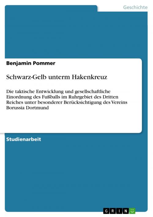 Cover of the book Schwarz-Gelb unterm Hakenkreuz by Benjamin Pommer, GRIN Verlag