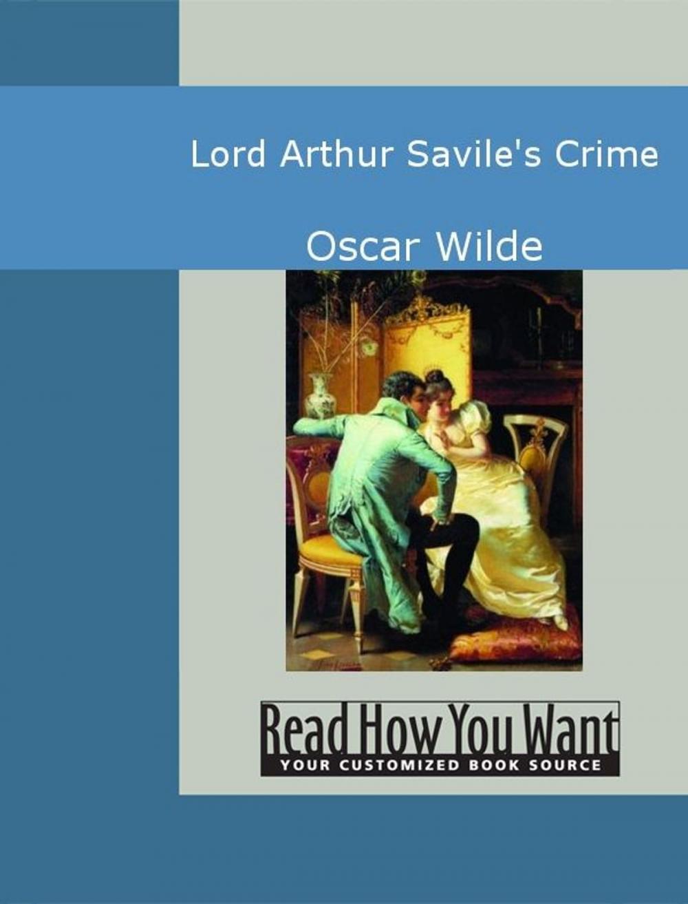 Big bigCover of Lord Arthur Savile's Crime
