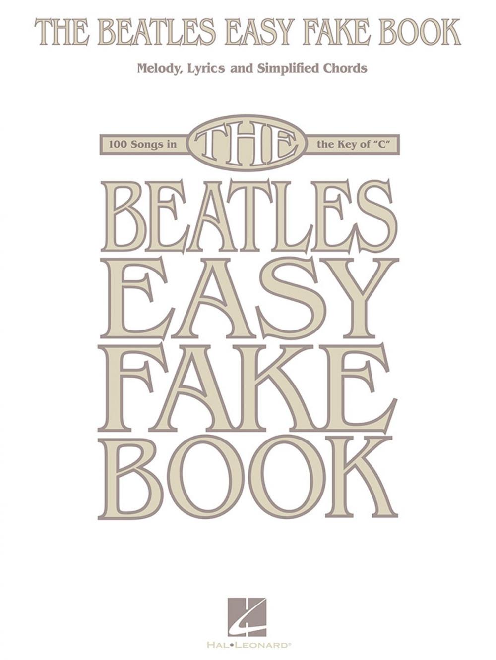 Big bigCover of The Beatles Easy Fake Book (Songbook)