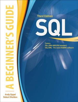 Book cover of SQL: A BEGINNER'S GUIDE 3/E