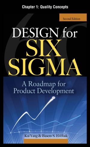 Book cover of Design for Six Sigma, Chapter 1 - Quality Concepts